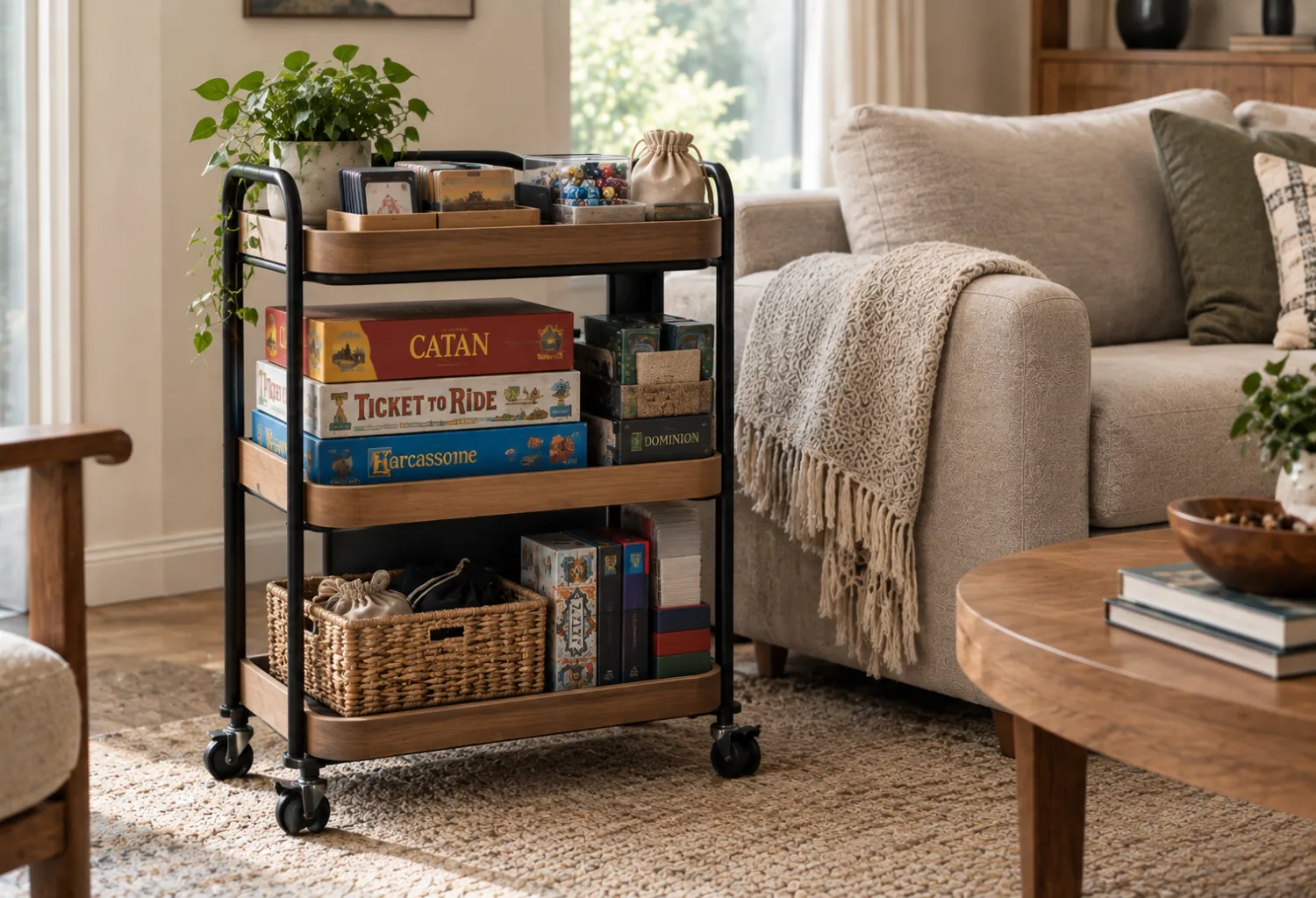 Rolling Game Cart