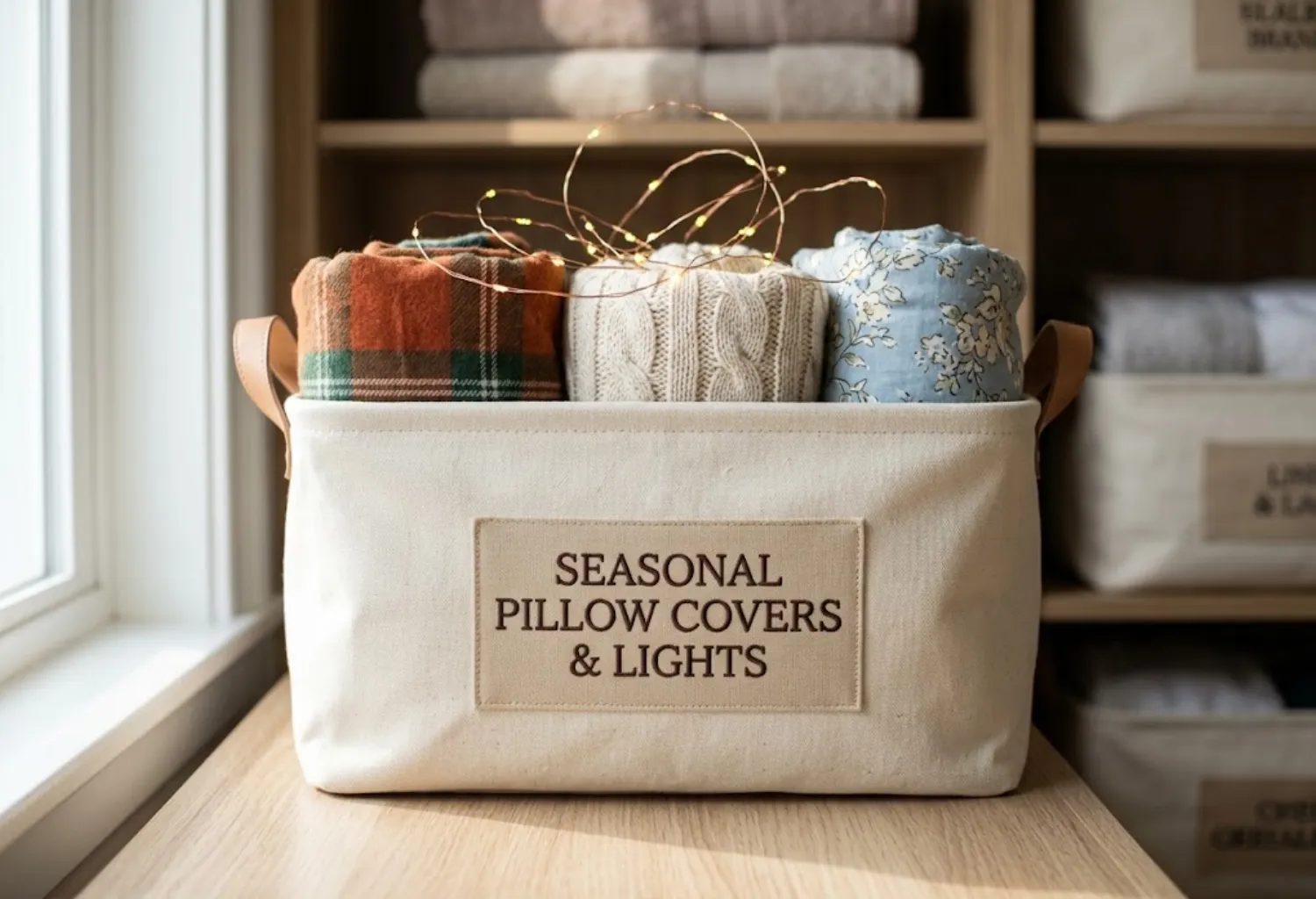 Rotating Seasonal Decor Storage