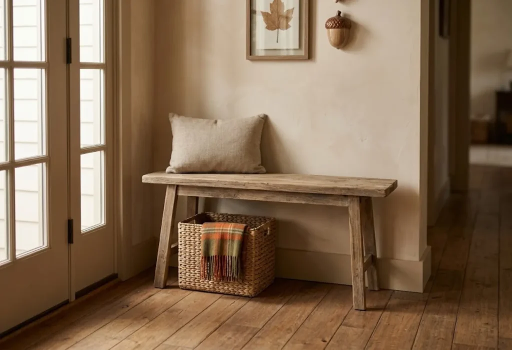 Rustic Entryway Bench