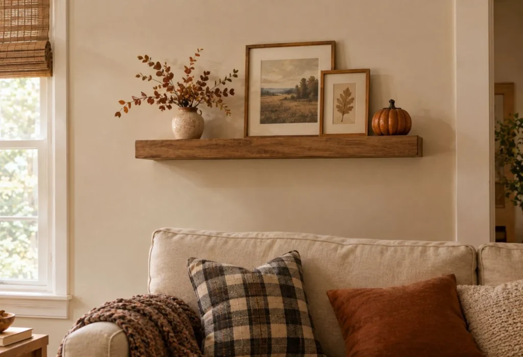 Rustic Mantel-Like Shelf