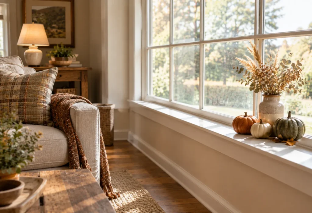 Rustic Window Sill Decor