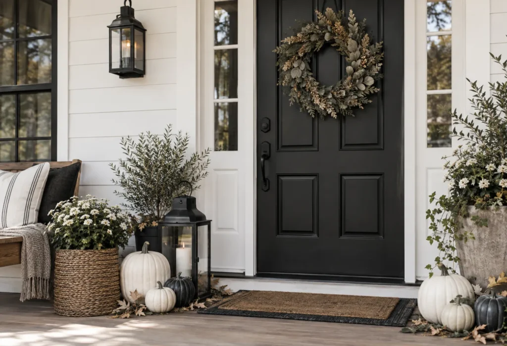 Simple Black-and-White Fall Entry