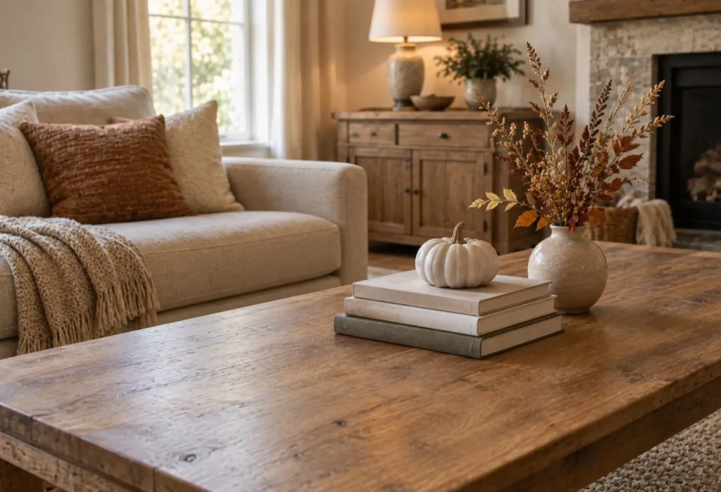 Simple Fall Coffee Table Stack