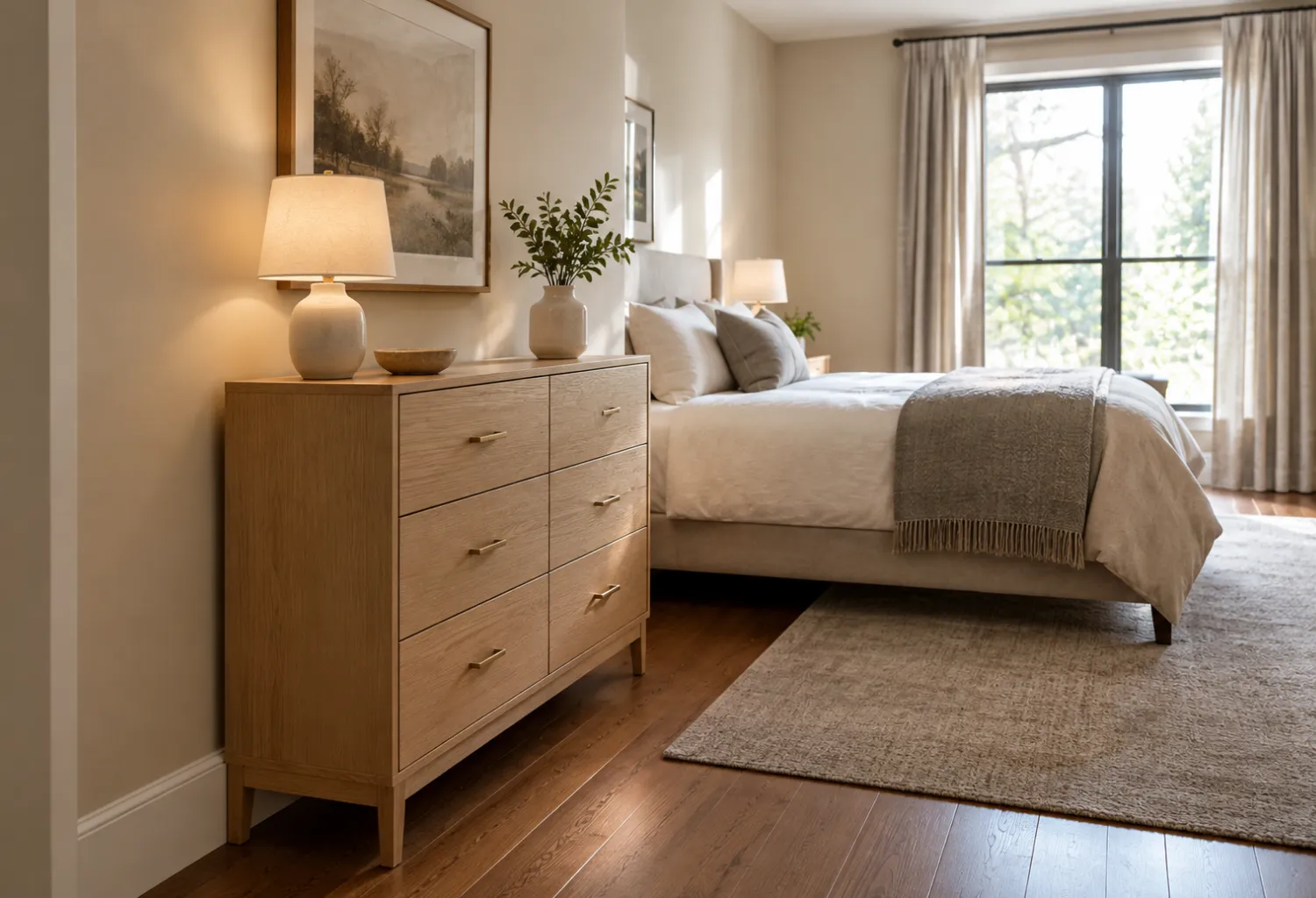Slim Dresser for Narrow Walls