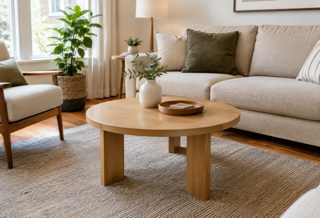 Small Round Coffee Table