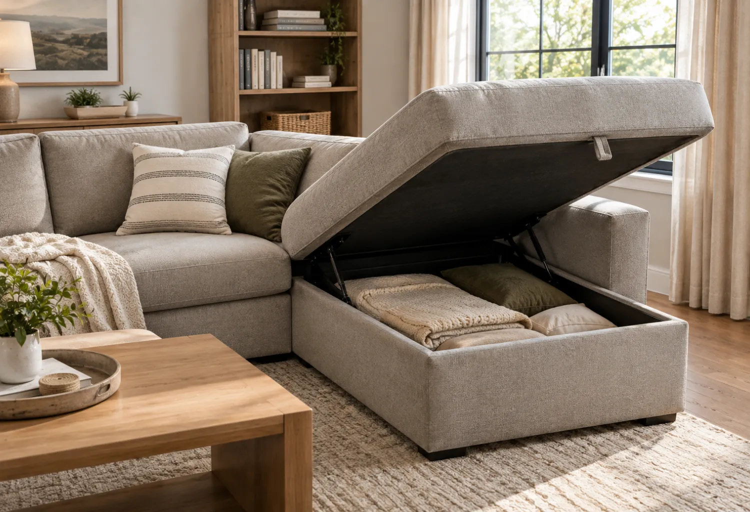 Sofa With Hidden Storage