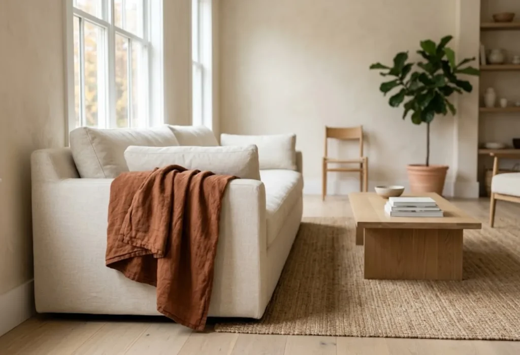 Soft Rust Throw