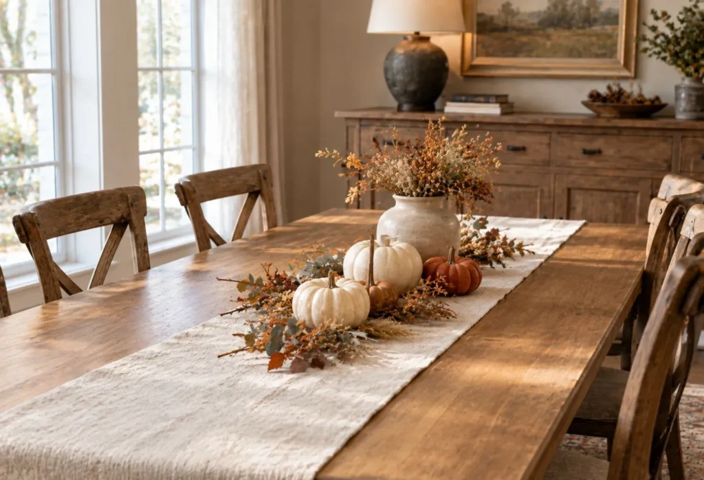 Start With a Simple Fall Table Runner