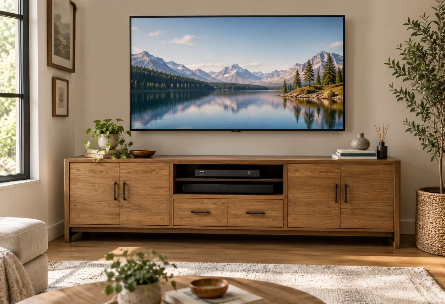 TV Console With Drawers