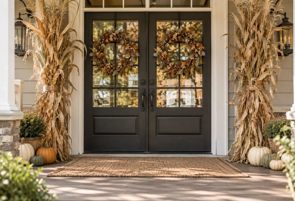 Tall Cornstalks on the Outer Edges