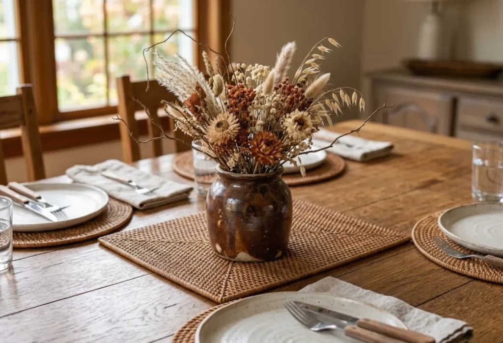 Thrifted Vase Fall Bouquet