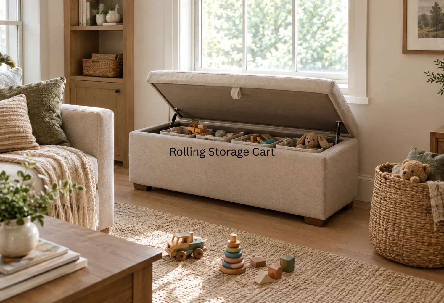 Toy Storage Bench