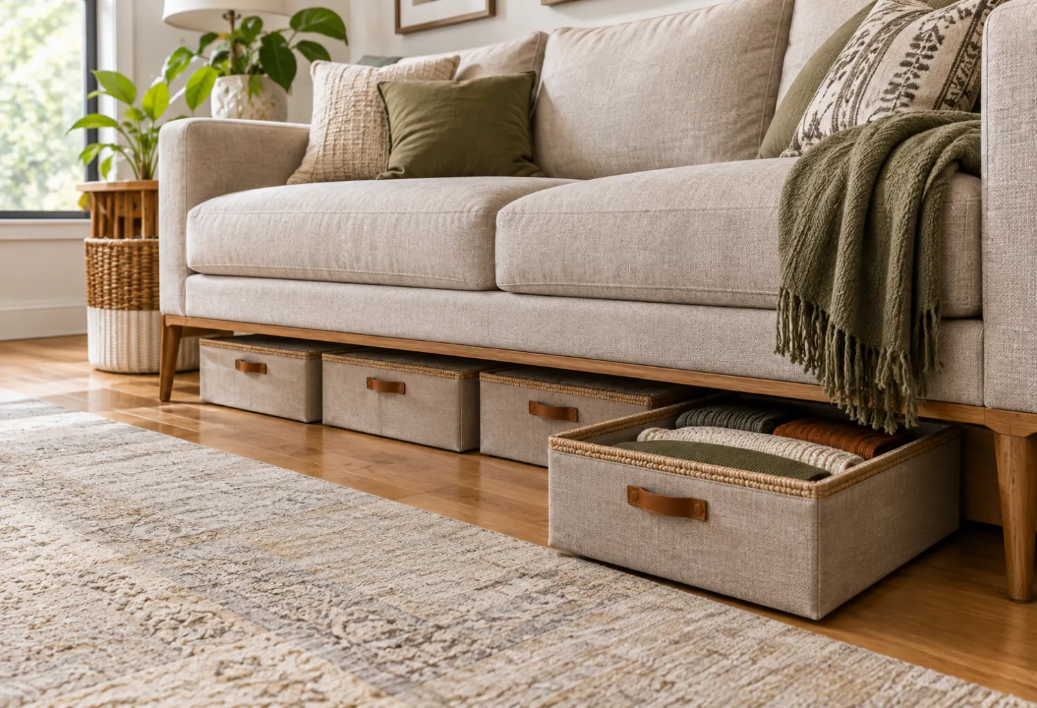Under-Sofa Storage Boxes