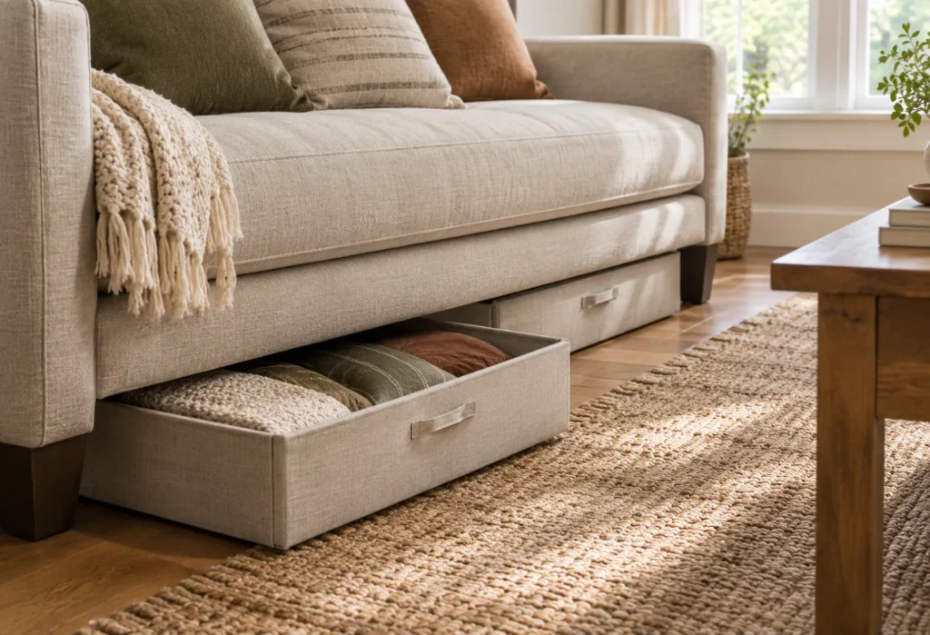 Under-Sofa Storage Boxes