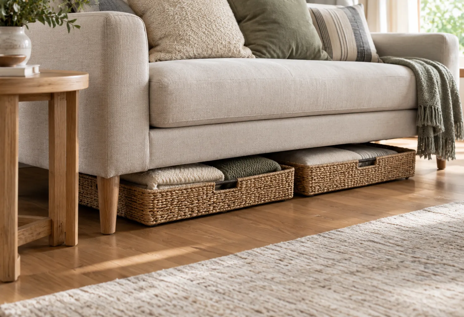 Under-Sofa Storage