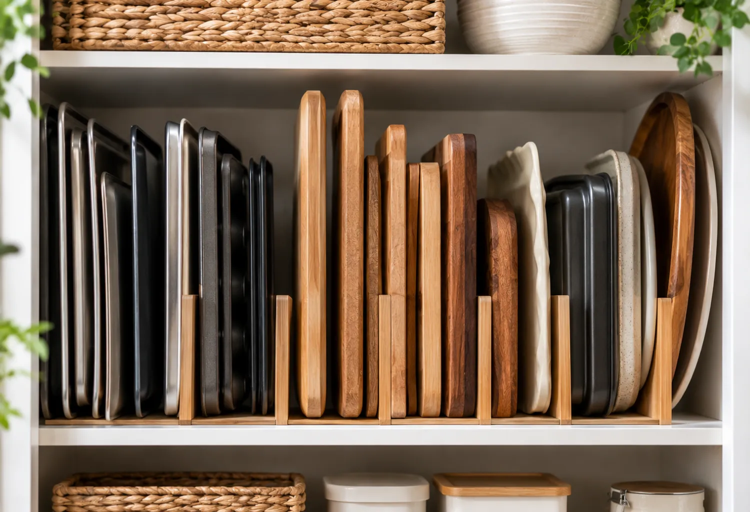 Vertical Dividers for Trays and Serving Pieces