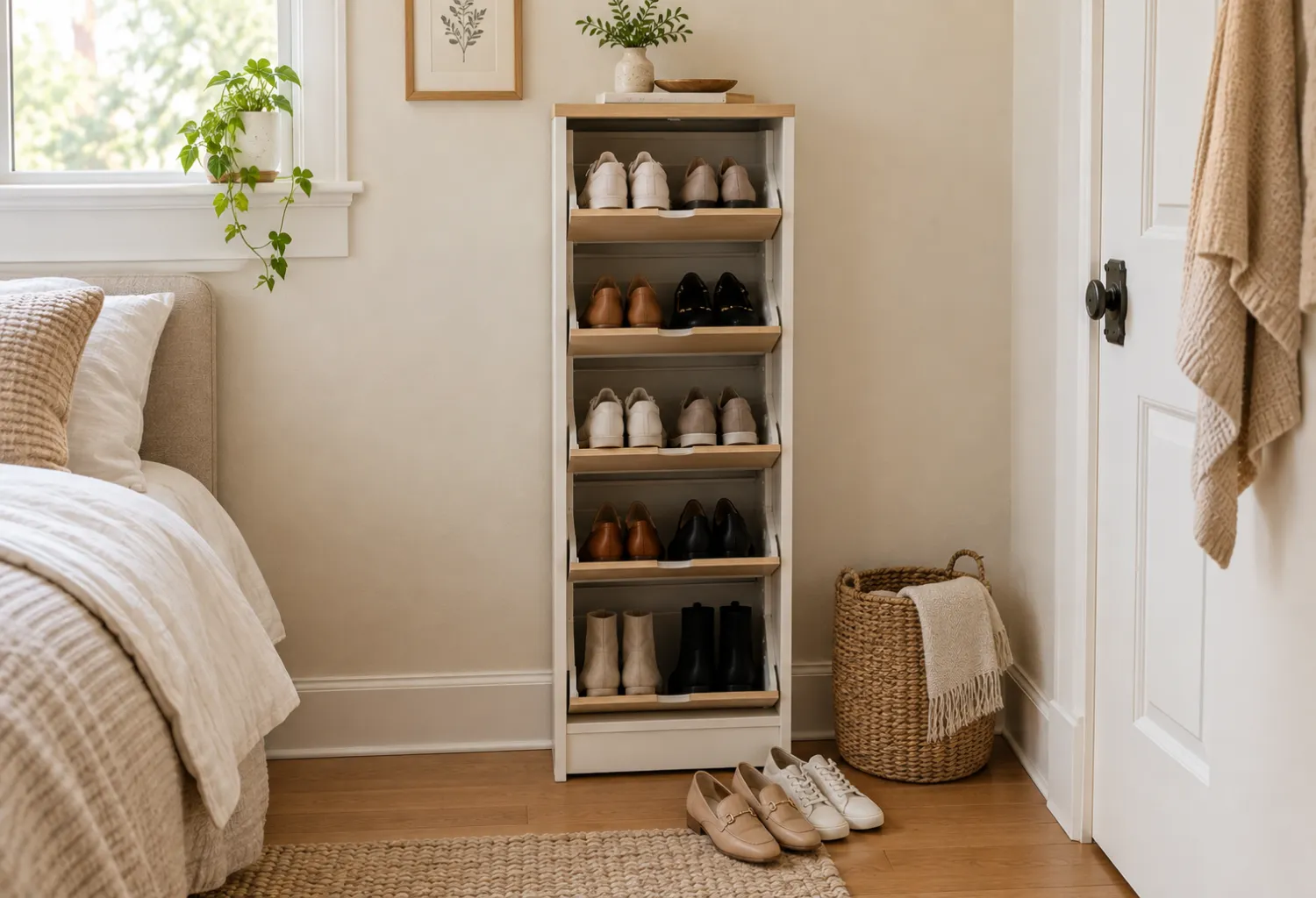 Vertical Shoe Storage