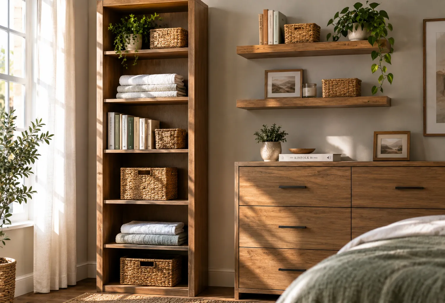 Vertical Wall Storage to Free Up Floor Space