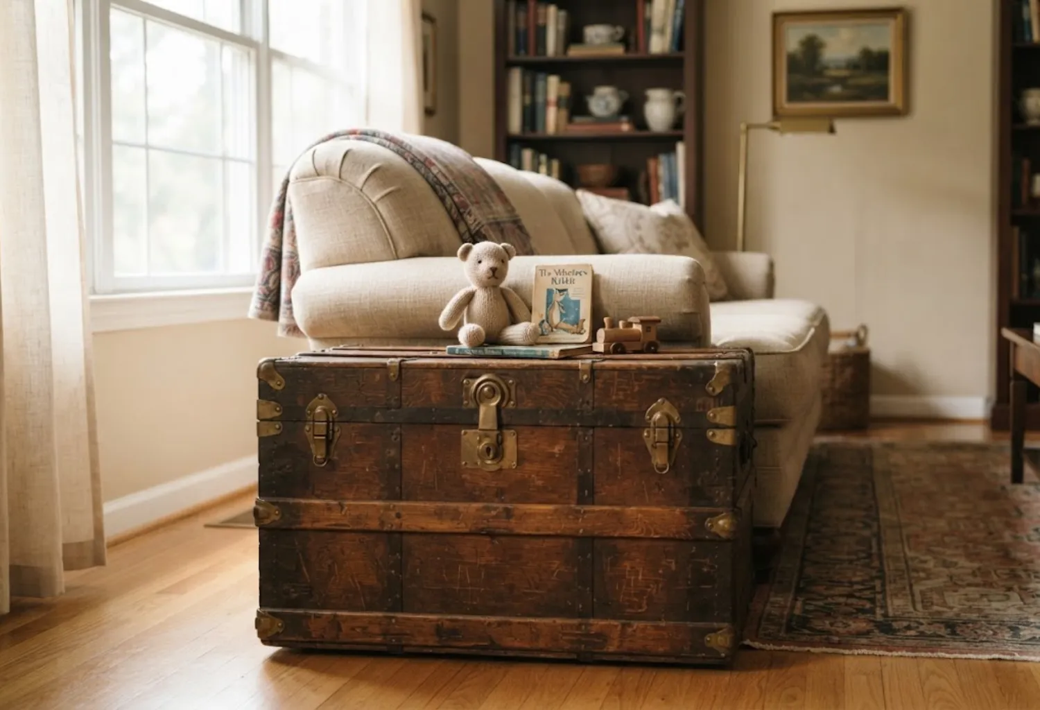 Vintage Trunk Storage