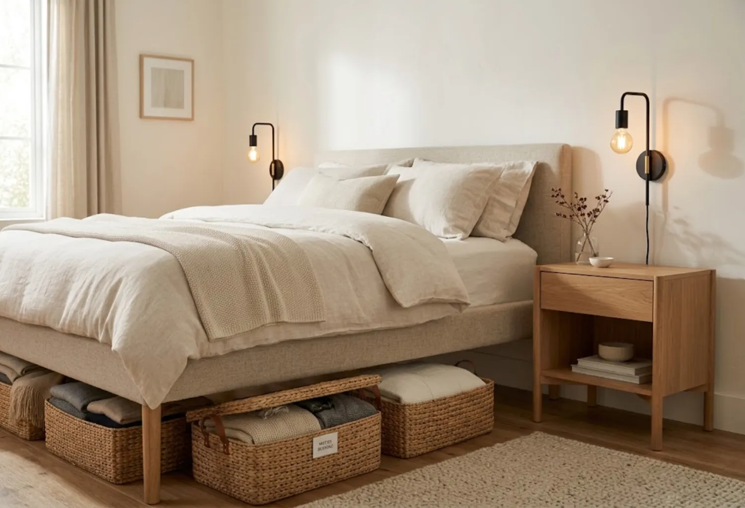 Wall-Mounted Bedside Lighting