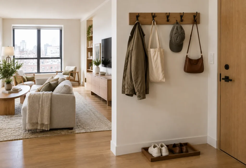 Wall-Mounted Coat Hooks