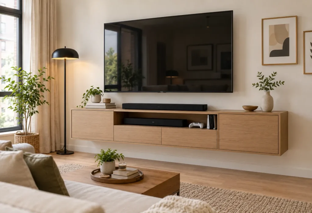 Wall-Mounted Media Storage