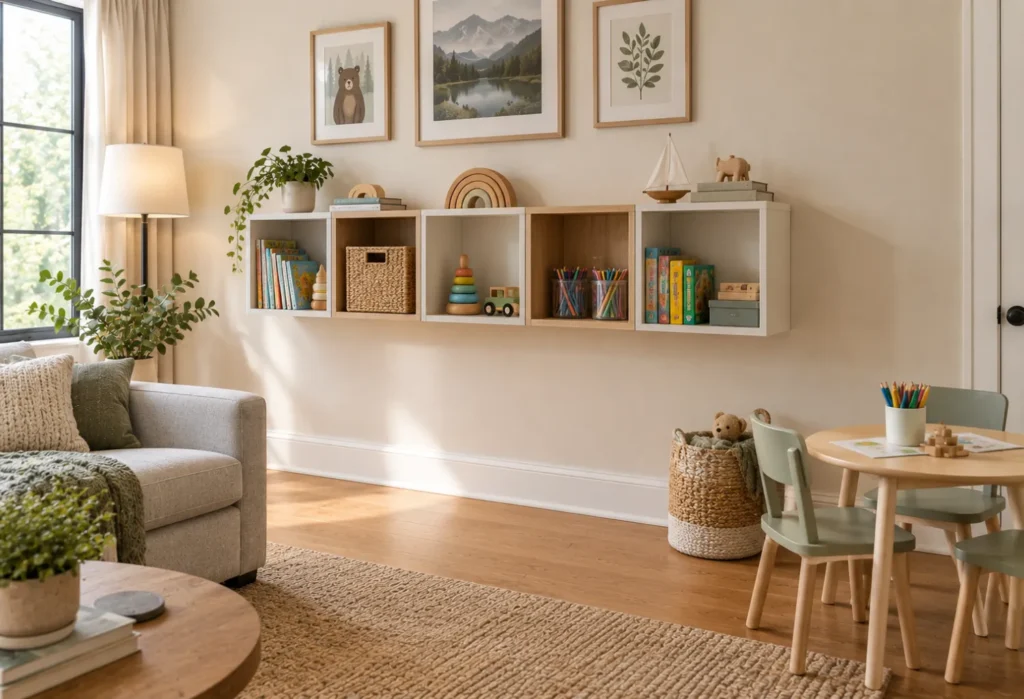 Wall-Mounted Toy Storage