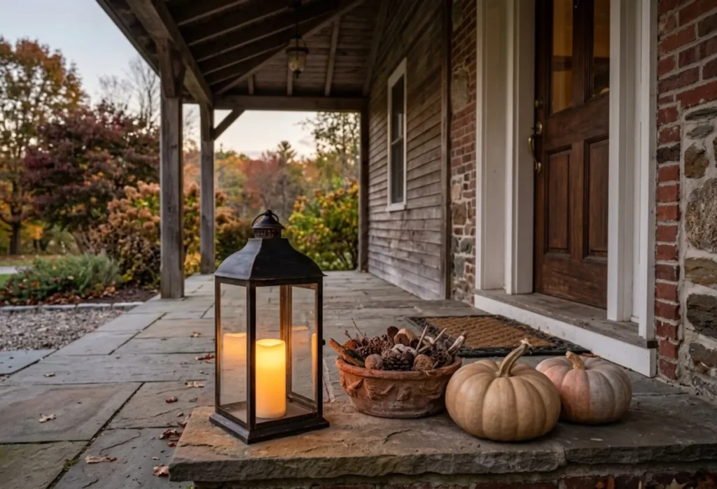 Warm Candlelight Lantern Corner