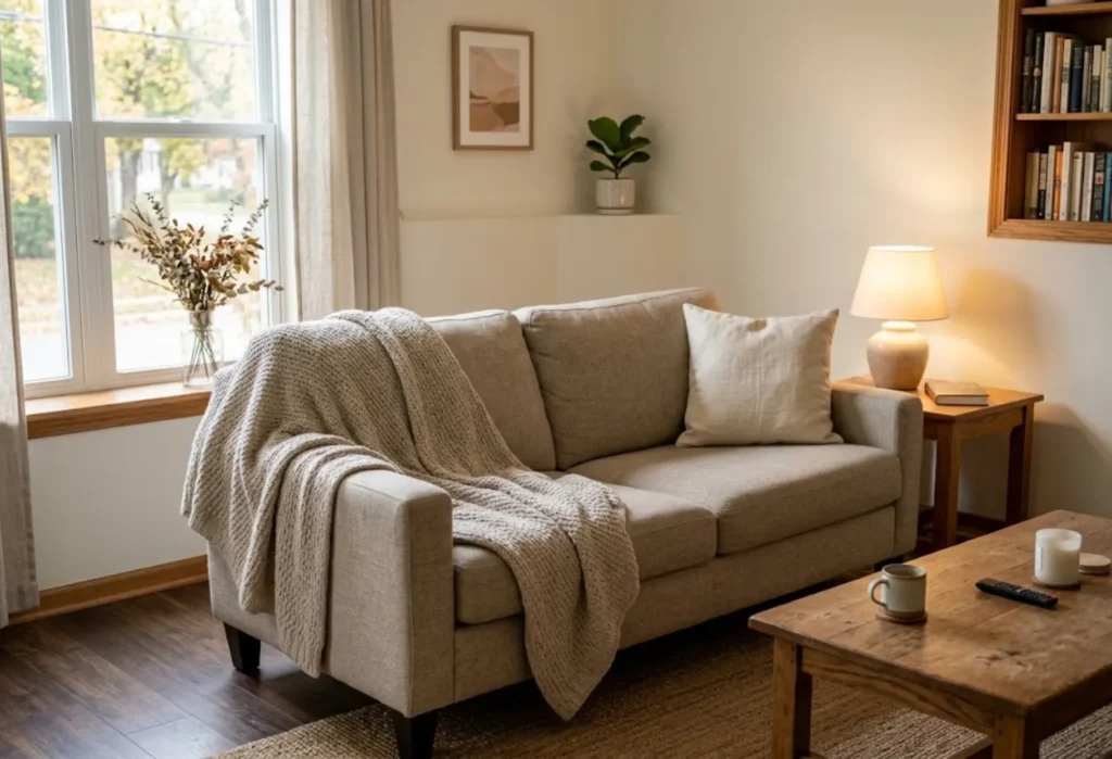 Warm Neutral Throw Blankets
