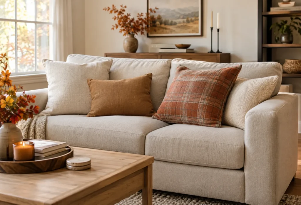 Warm Neutral Throw Pillows