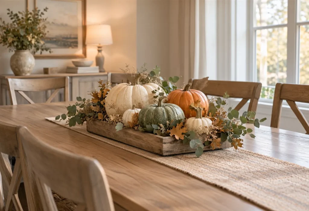 Warm Pumpkin Centerpiece