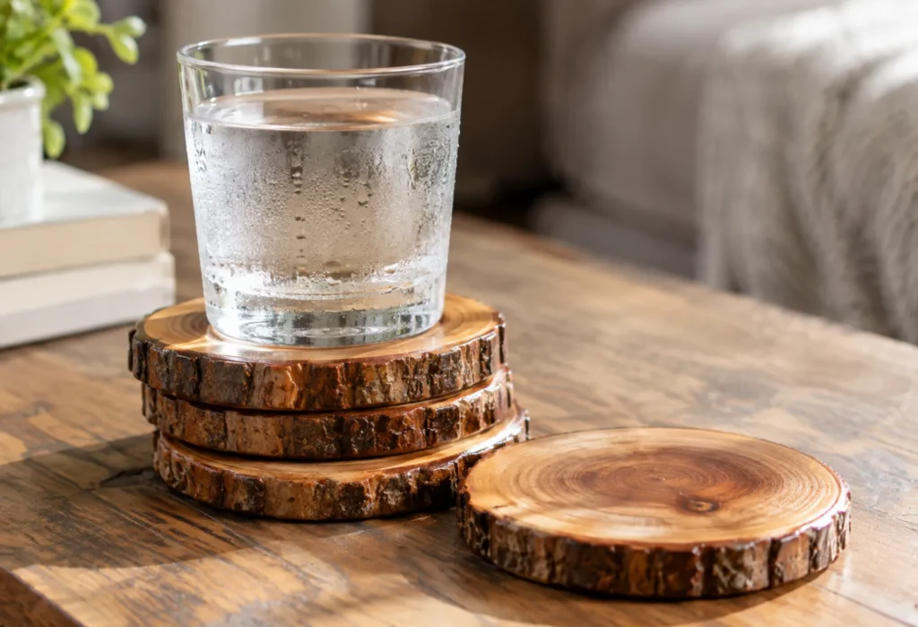 Wood Slice Coasters
