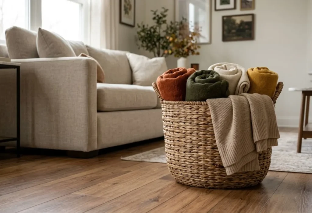 Woven Baskets For Seasonal Storage