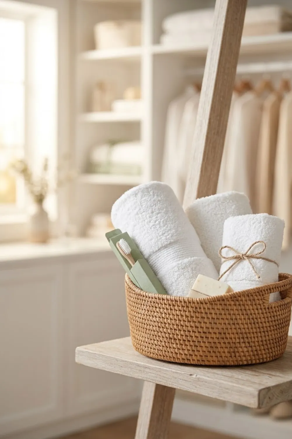 A Guest Bathroom Basket
