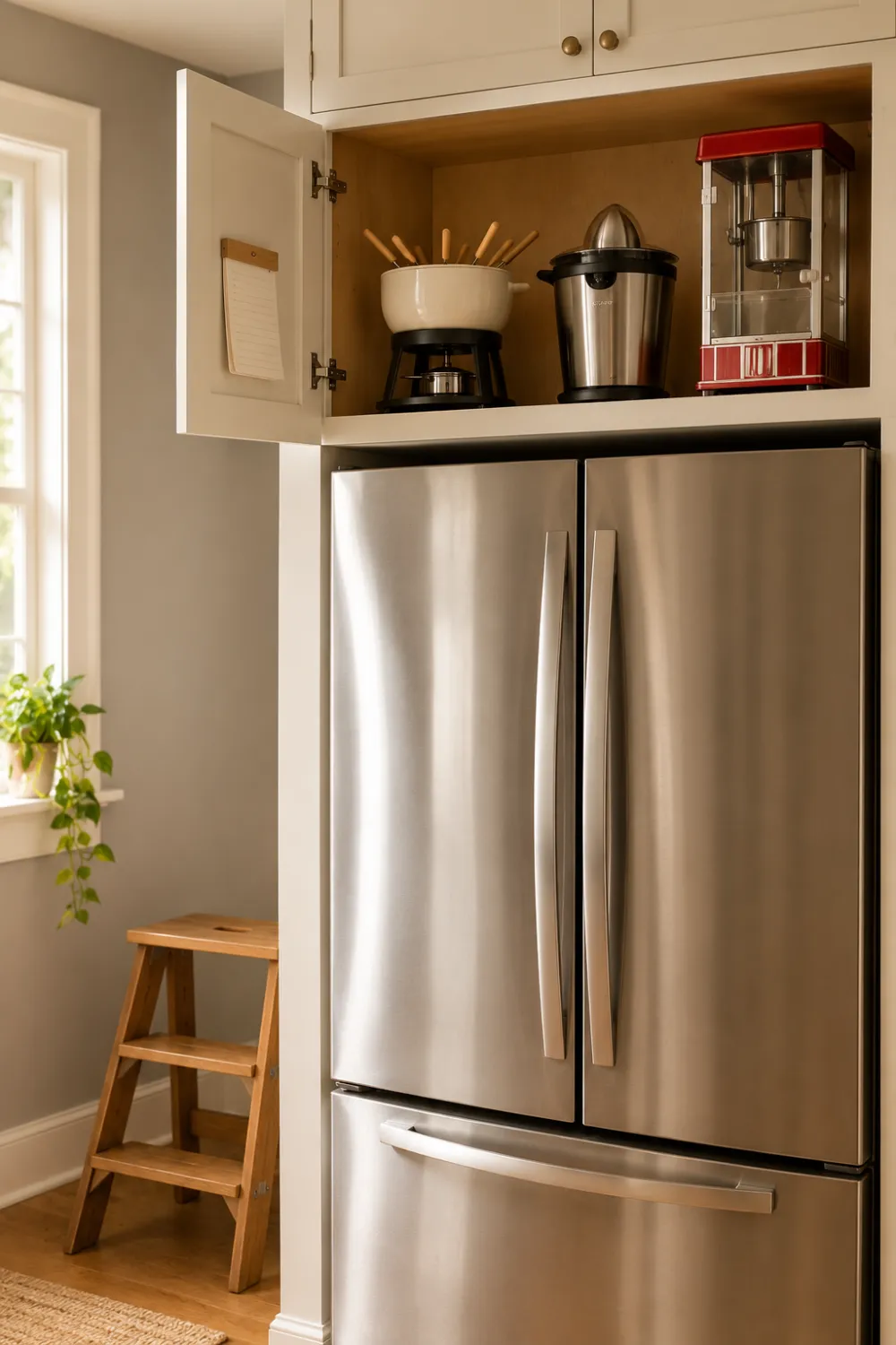 Above-Fridge Cabinet
