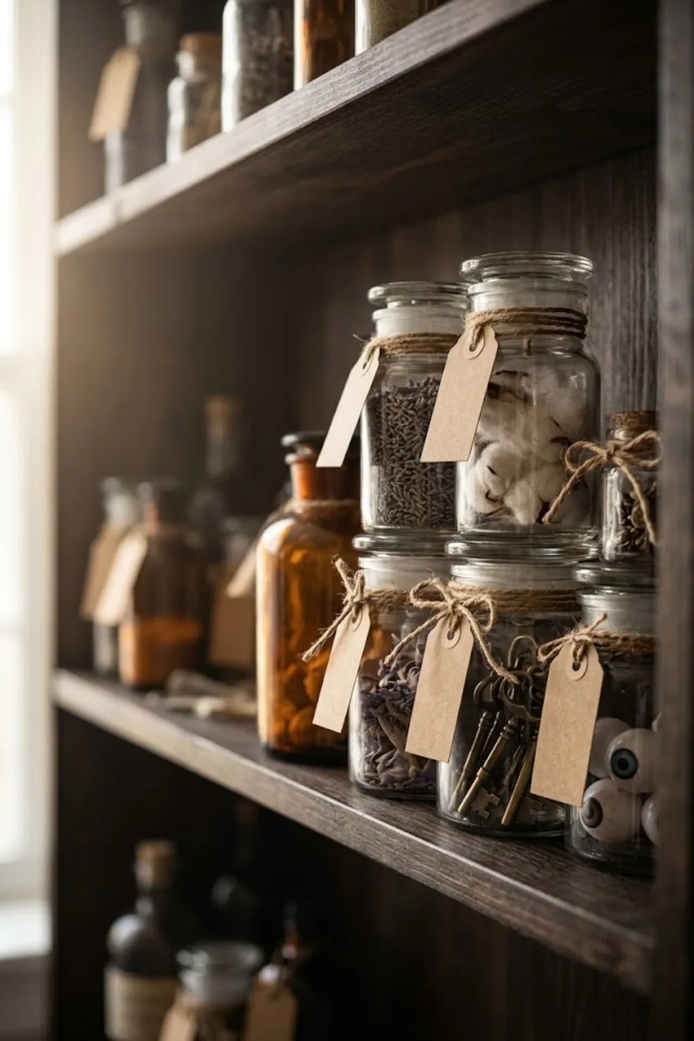 Apothecary Jar Shelf