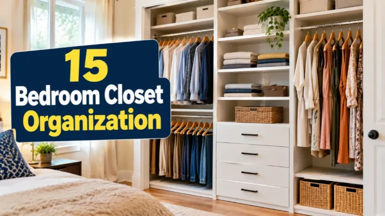 Bedroom Closet Organization