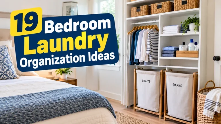 Bedroom Laundry Organization Ideas