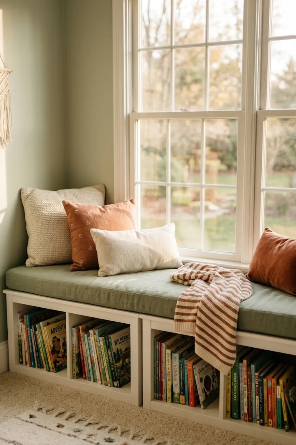 Bookcase Window Seat