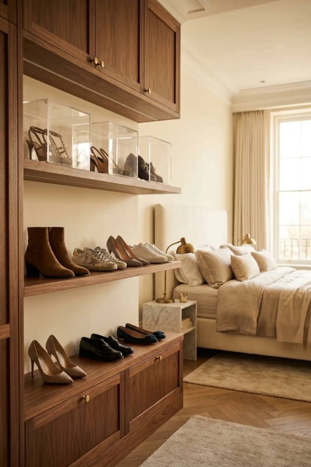 Boutique-Style Shoe Display