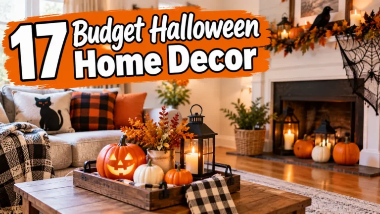 Budget Halloween Home Decor
