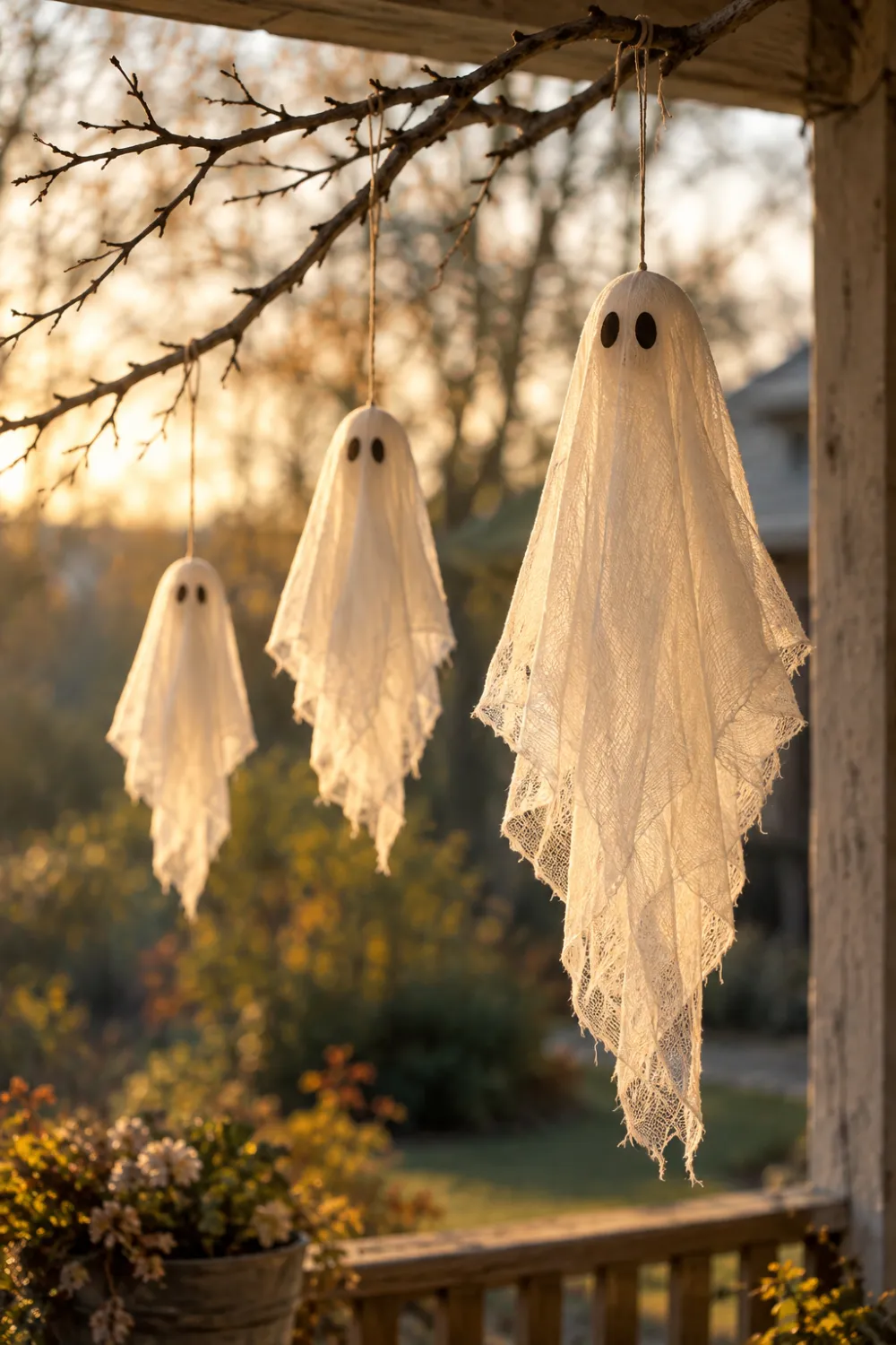 Cheesecloth Ghosts