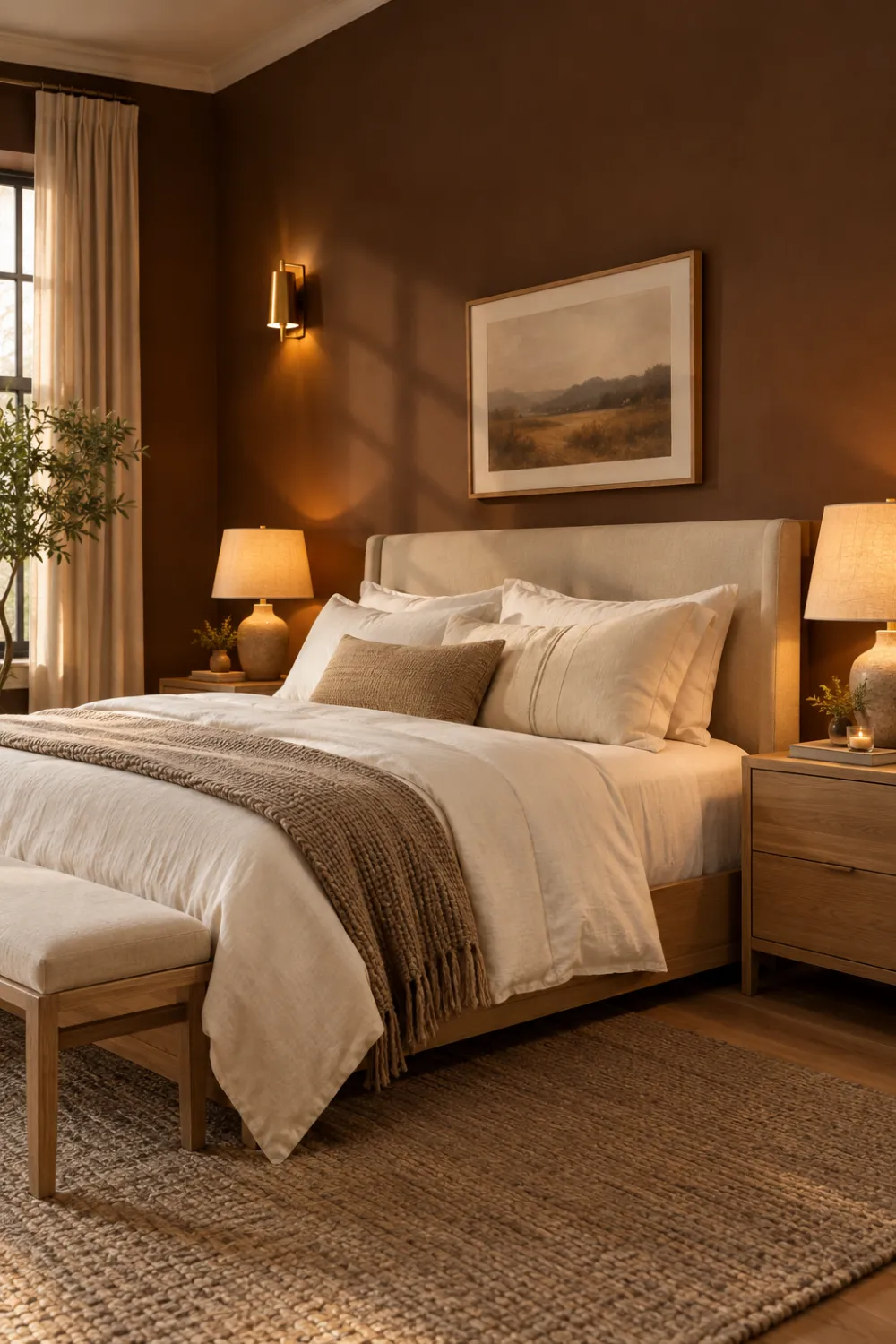 Chocolate Brown Walls