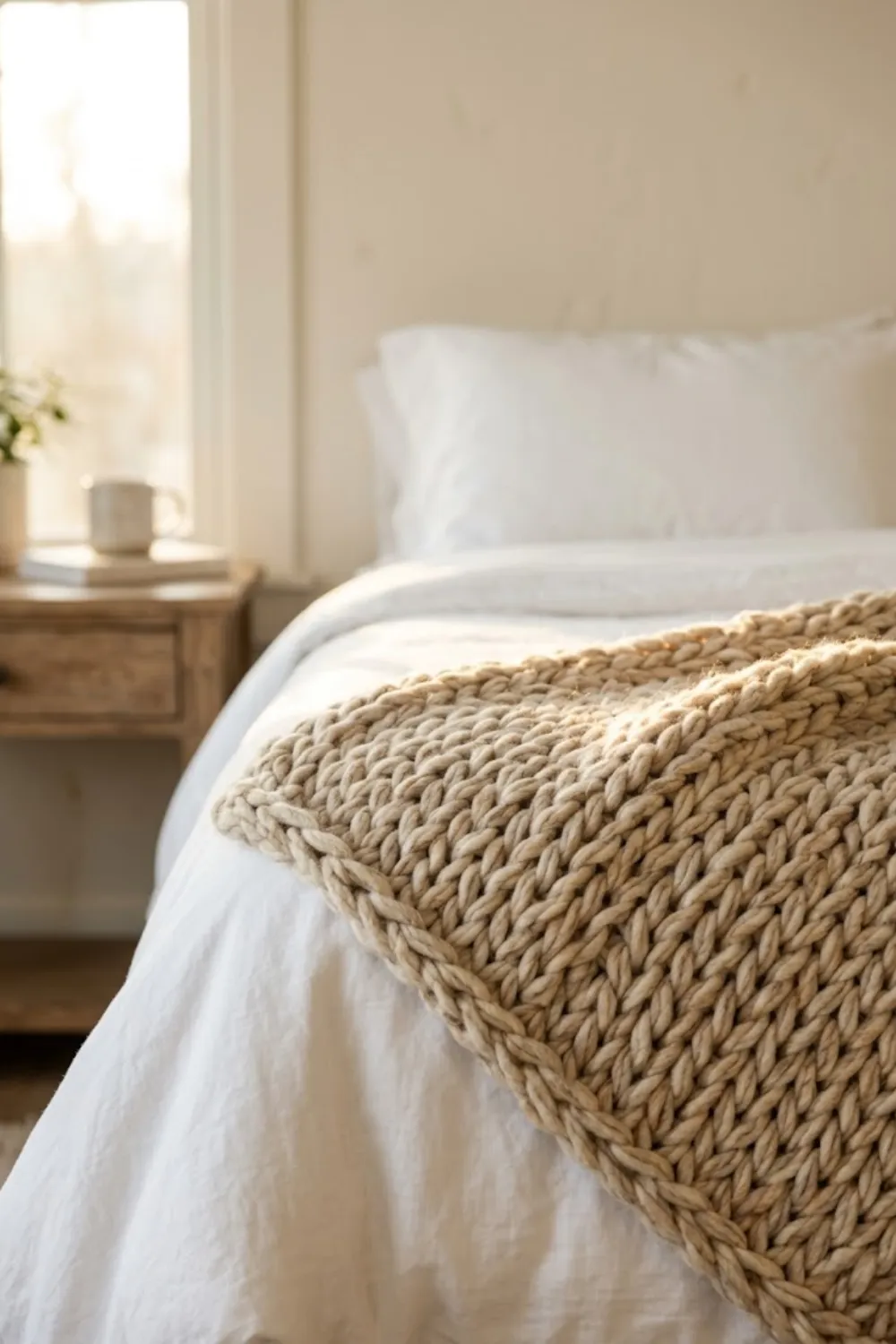 Chunky Knit Throw