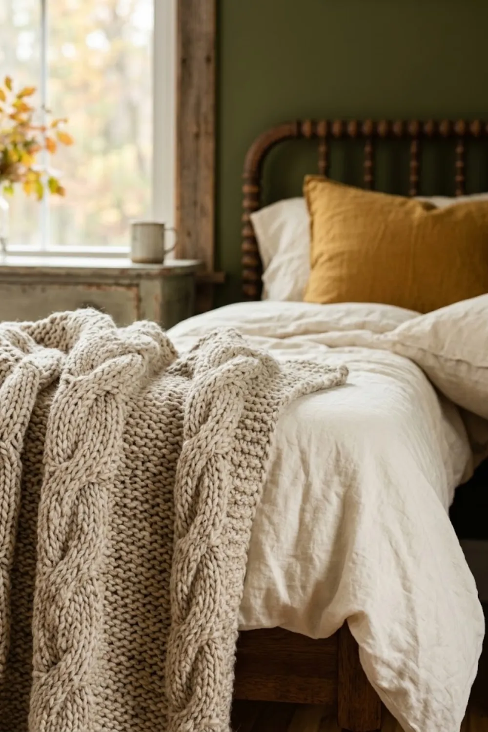 Chunky Knit Throw