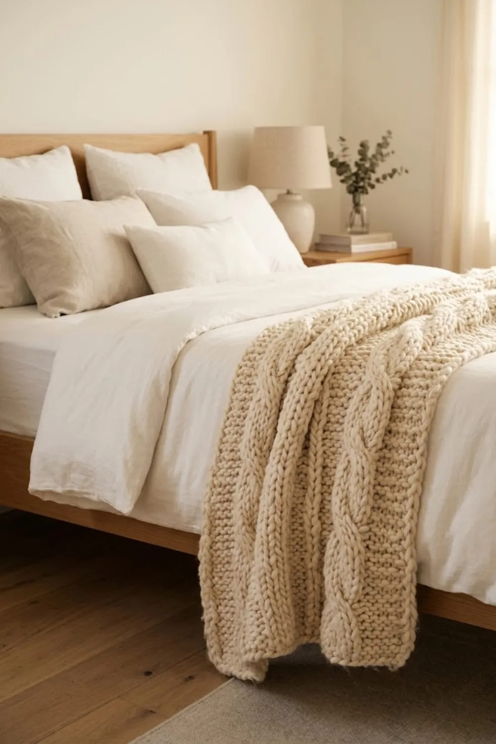 Chunky Knit Throw