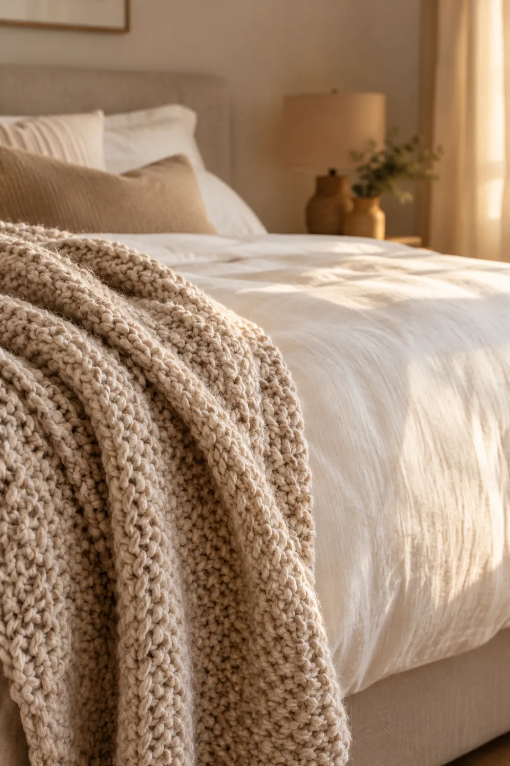 Chunky Knit Throw