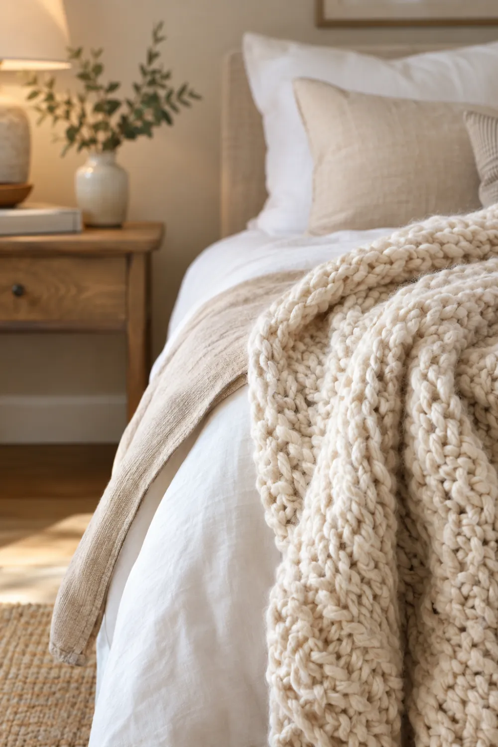 Chunky Knit Throw