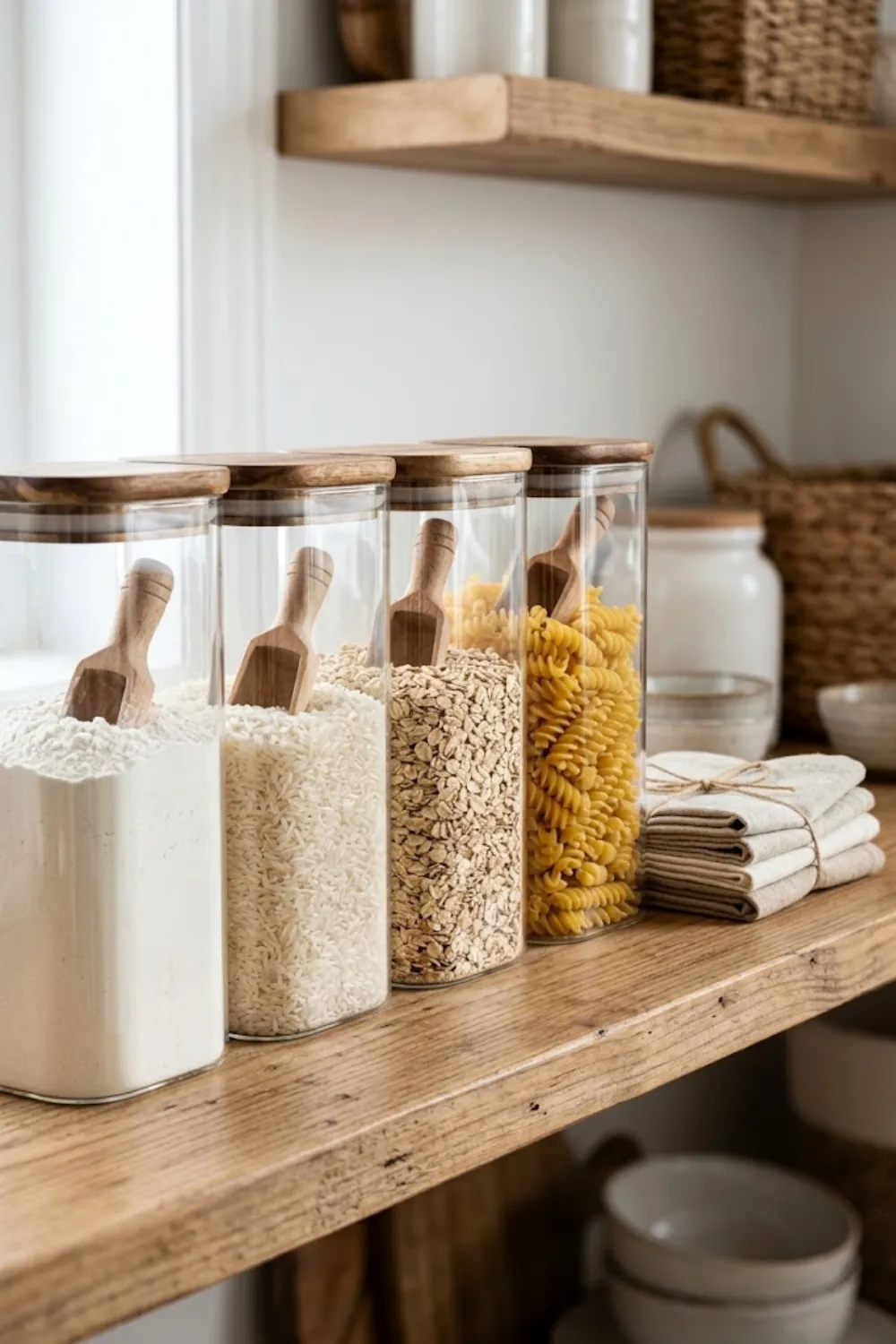 Clear Pantry Canisters