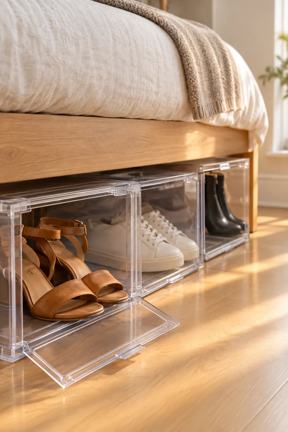 Clear Shoe Boxes